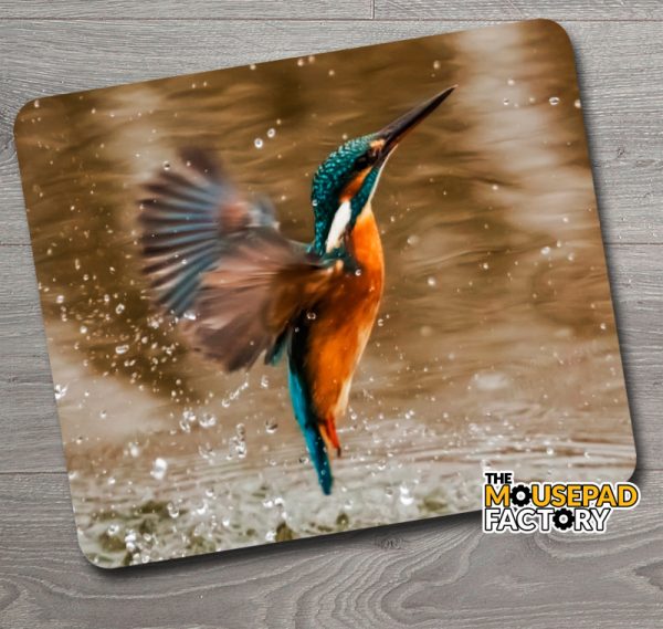 Kingfisher in Flight Mouse Pad