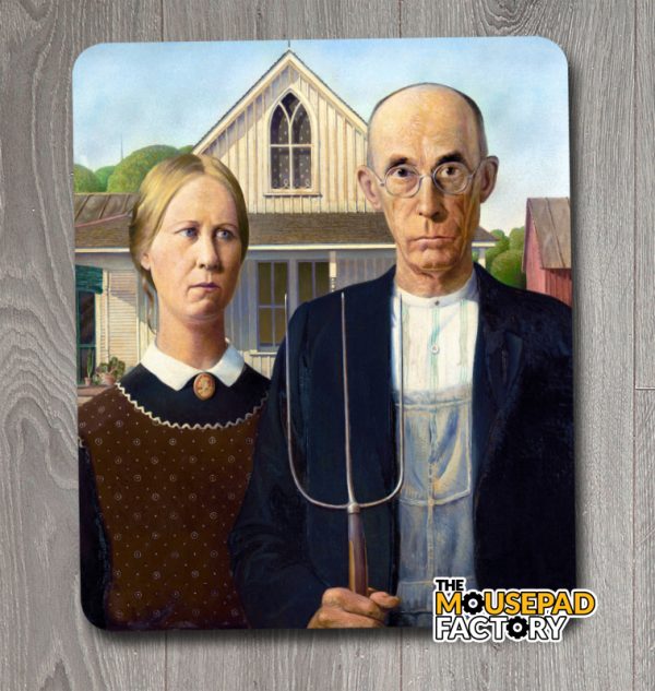 Grant Wood's American Gothic (1930)