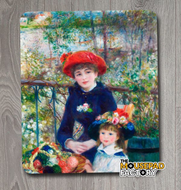 Two Sisters (On the Terrace) (1881) by Pierre-Auguste Renoir