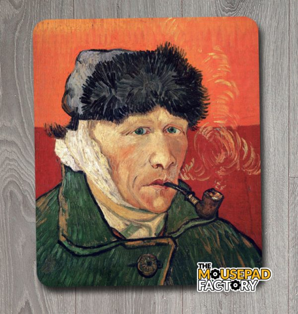 Vincent van Gogh's Self-Portrait with Bandaged Ear and Pipe (1889)