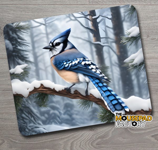 blue jay mouse pad