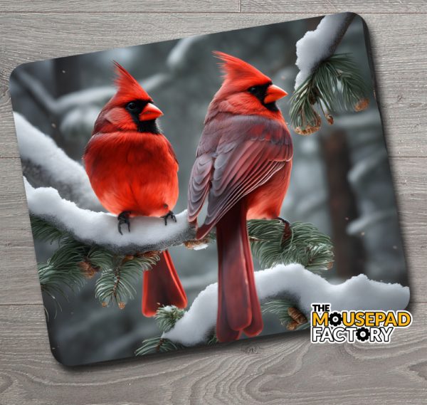 Cardinal Bird Mouse Pad
