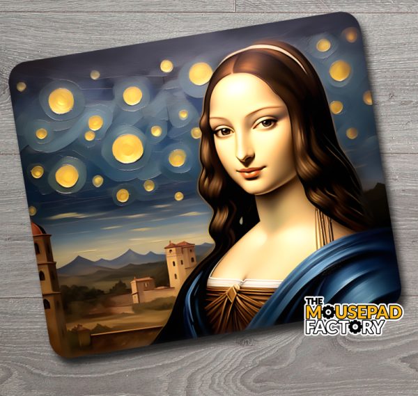 Fun Meme Art Mona Lisa & Starry Night