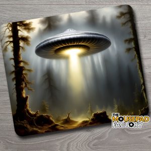 UFO Forest mouse pad