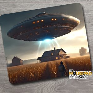 UFO Abduction mouse pad