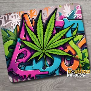 cannabis mouse pad