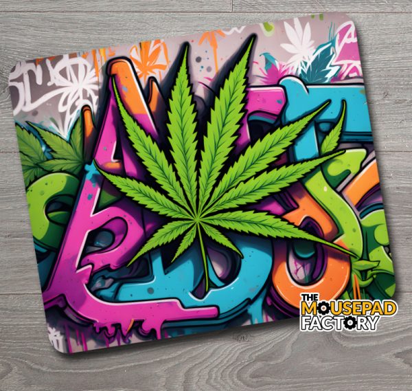 cannabis mouse pad